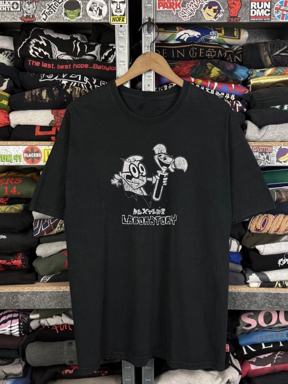 90s Dexters Laboratory Black Tee